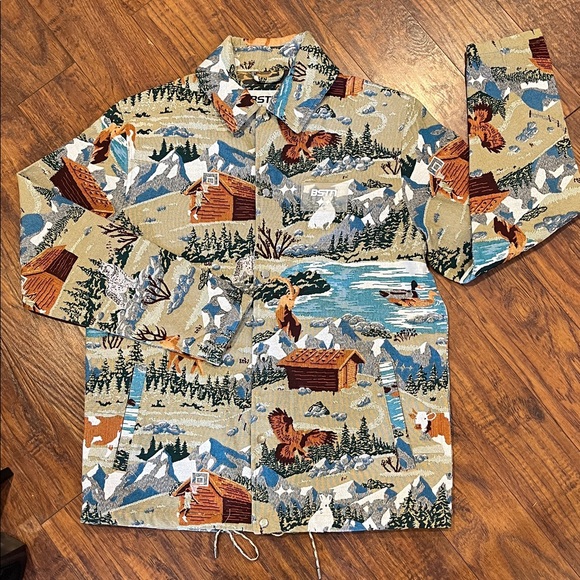 BSTN BRANDJACQUARD COACH JACKET - Picture 6 of 7
